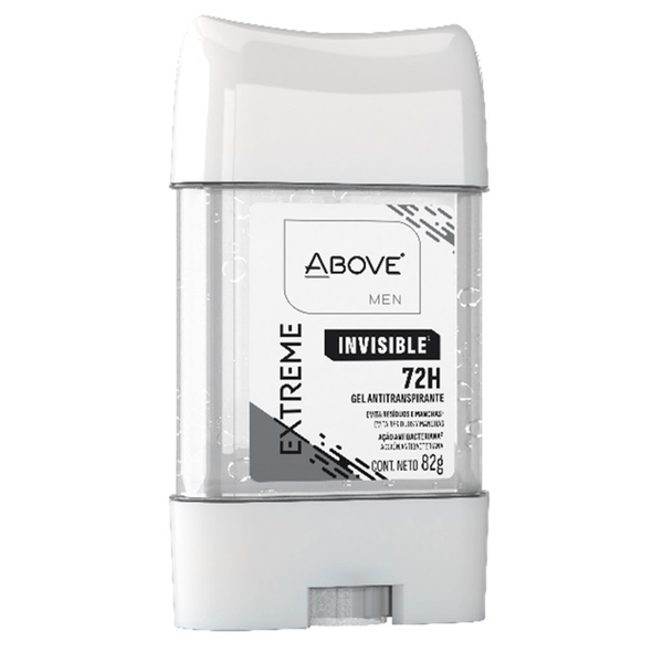 Desodorante Antitranspirante Gel Above Men Extreme Invisible 72H 82G
